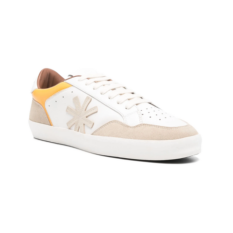 Manuel Ritz Leather Sneakers Yellow Details