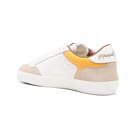 Manuel Ritz Leather Sneakers Yellow Details