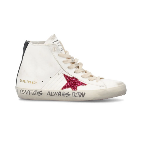 Golden Goose Francy Pink Star