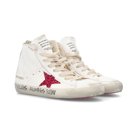 Golden Goose Francy Pink Star