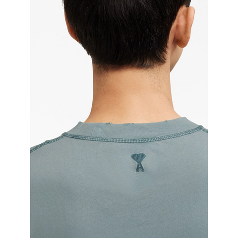 AMI Paris Logo Bordado Azul