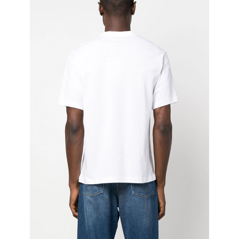 Axel Arigato Playera Blanca "A" Logo Bordado Negro