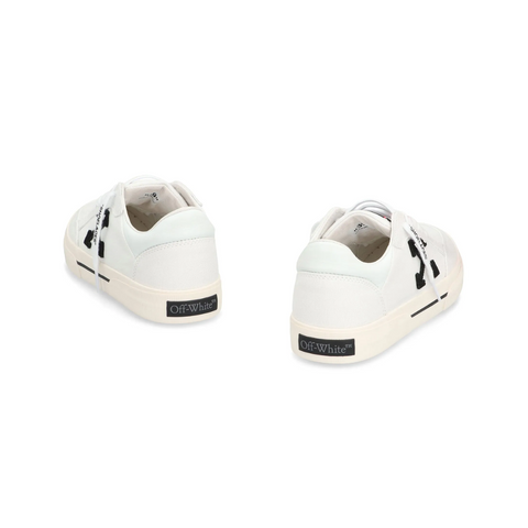 Off White Low Vulcanized White Sneakers