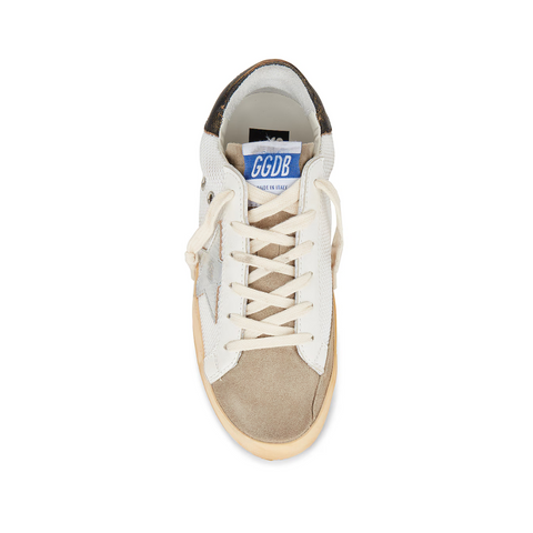 Golden Goose Superstar Silver & Brown