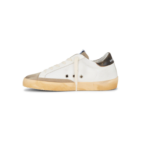 Golden Goose Superstar Silver & Brown