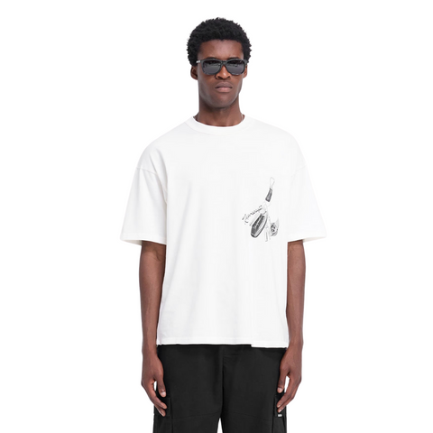 Represent Keys to the Club Tee White