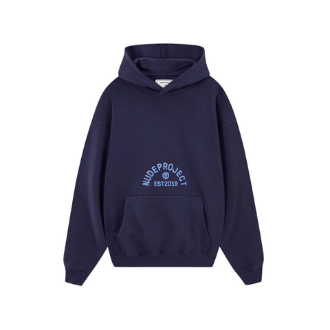Nude Project Swans Hoodie Navy