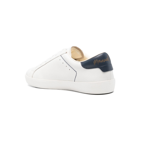Manuel Ritz Leather Sneakers Blue Details