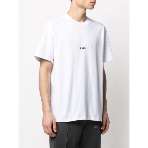 MSGM Small Logo White