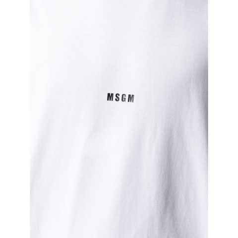 MSGM Small Logo White