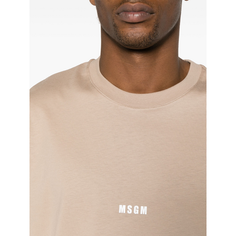 MSGM Small Logo Sand