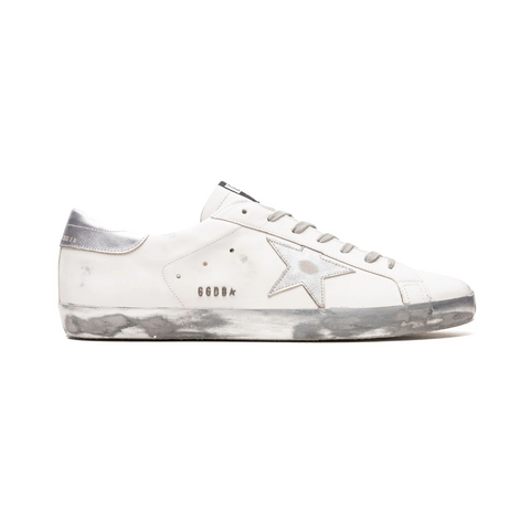 Golden Goose Super Star White Silver