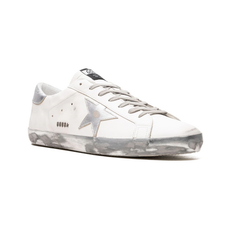 Golden Goose Super Star White Silver