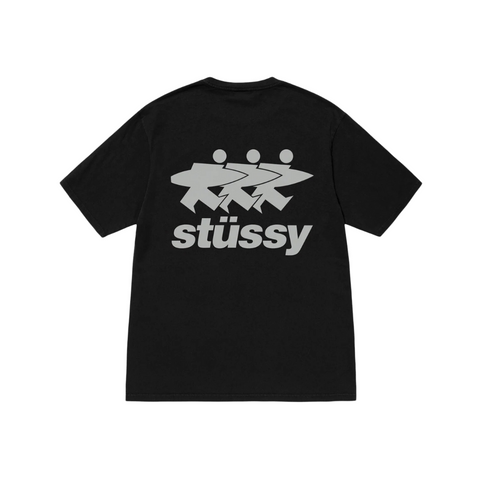 Stussy Surfwalk Tee Pigment Dyed Black