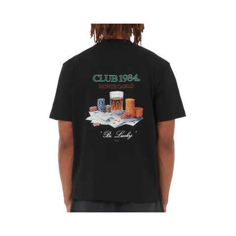 Club 1984  Casino Tshirt - Black