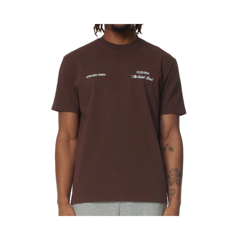 Club 1984 Signature Tshirt Washed Brown