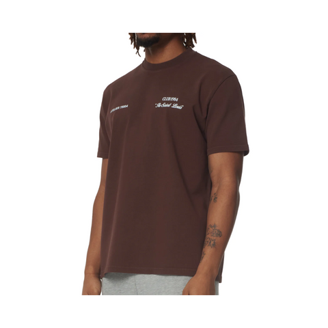 Club 1984 Signature Tshirt Washed Brown