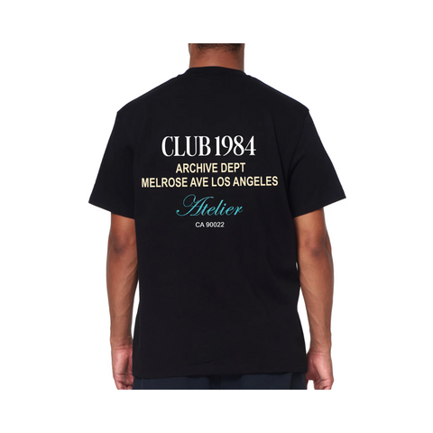 Club 1984 LA Dept Tshirt - Black