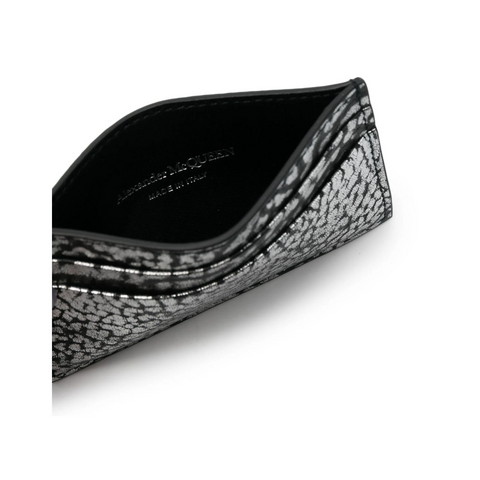 Alexander McQueen  Leopard-Print Cardholder