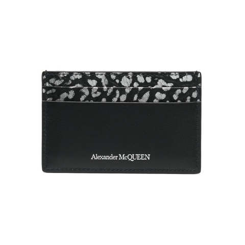 Alexander McQueen  Leopard-Print Cardholder