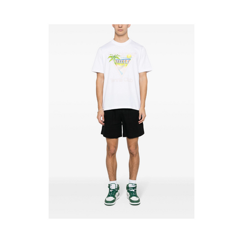 Casablanca Tennis Club Icon T-shirt White