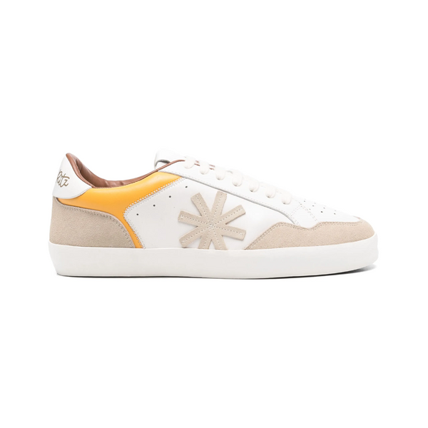 Manuel Ritz Leather Sneakers Yellow Details