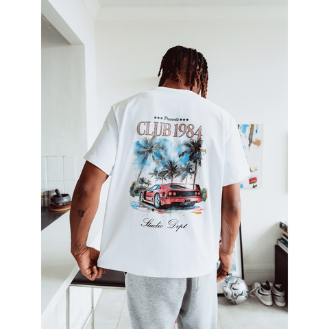 Club 1984 Palm Drive T-shirt - White