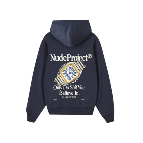 Nude Project Time Hood Ash Navy