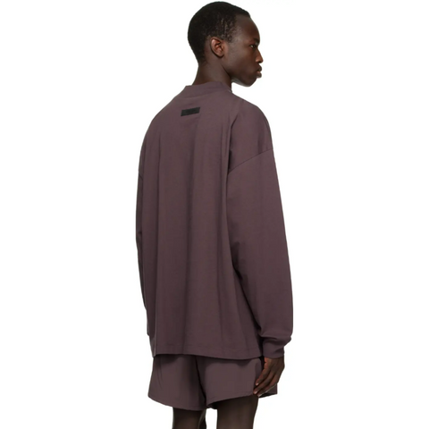 Fear of God Essentials Plum Long Sleeve Tee