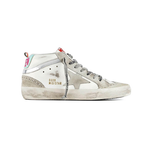 Golden Goose Mid Star Silver Neon Colors LOST PROJECT