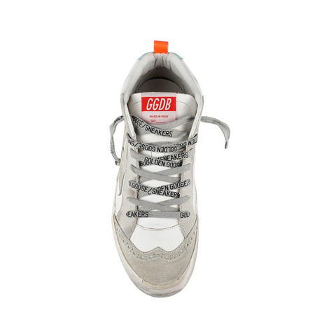 Golden Goose Mid Star Silver & Neon Colors