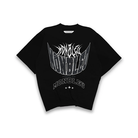 MonBleu Logos Tshirt Negro