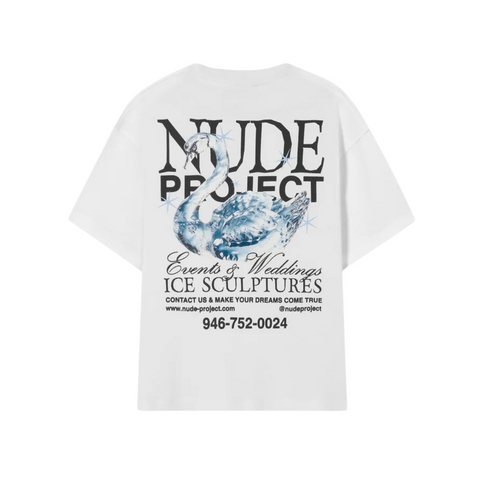 Nude Project Sculpture Tee White