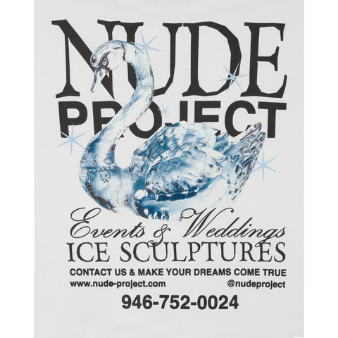 Nude Project Sculpture Tee White