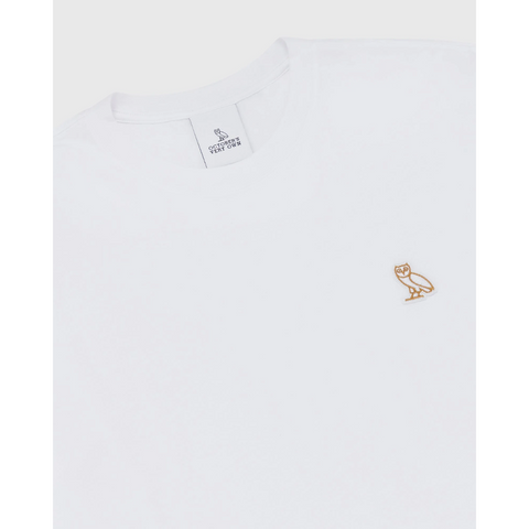 OVO Classic Tshirt White Long Sleeve