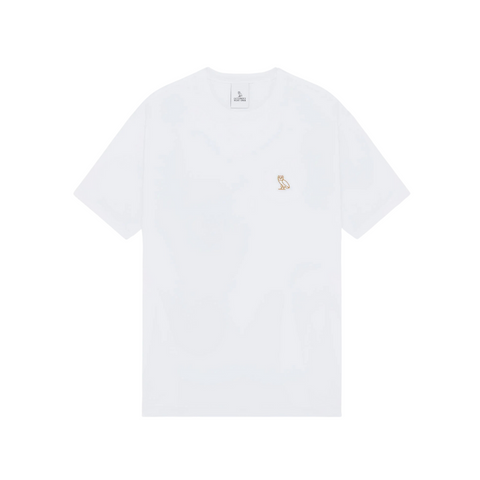 OVO Classic Tshirt White w Golden Logo