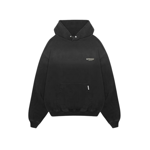 Represent Owners Club Hoodie Aged Black