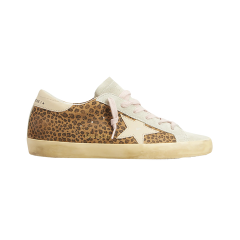 Golden Goose Superstar Animal Print w/ Pink