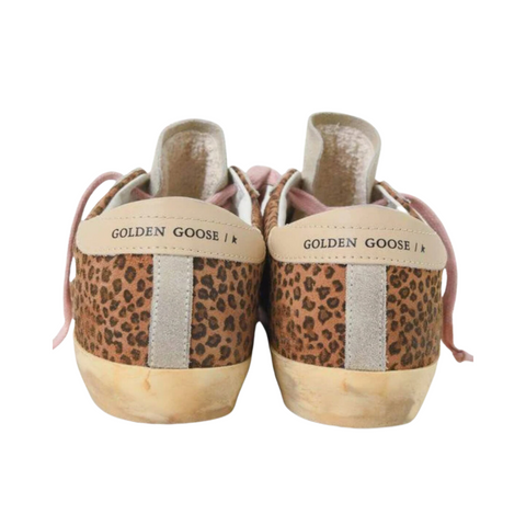 Golden Goose Superstar Animal Print w/ Pink