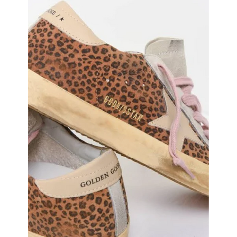 Golden Goose Superstar Animal Print w/ Pink