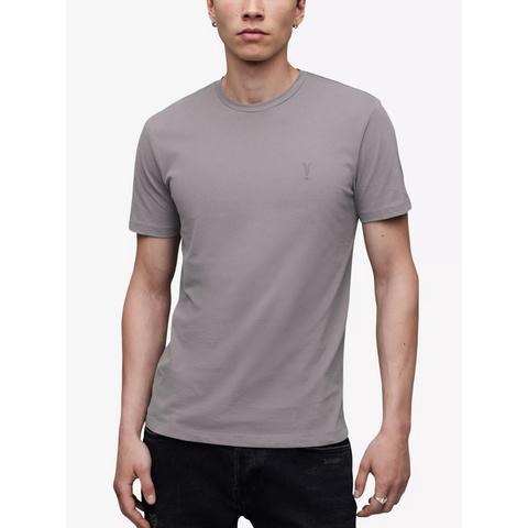 AllSaints Classic Alluminium Grey Tee