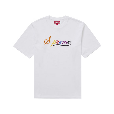 Supreme Cursive Tee White