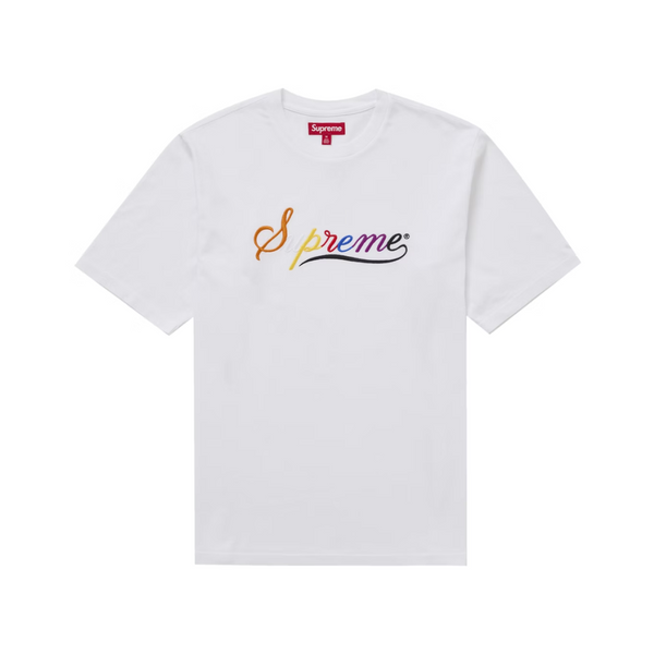 Supreme Cursive Tee White