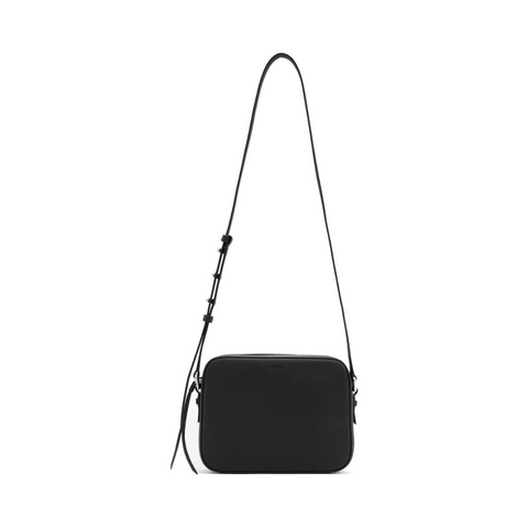 AllSaints Captain Leather Crossbody Bag Black