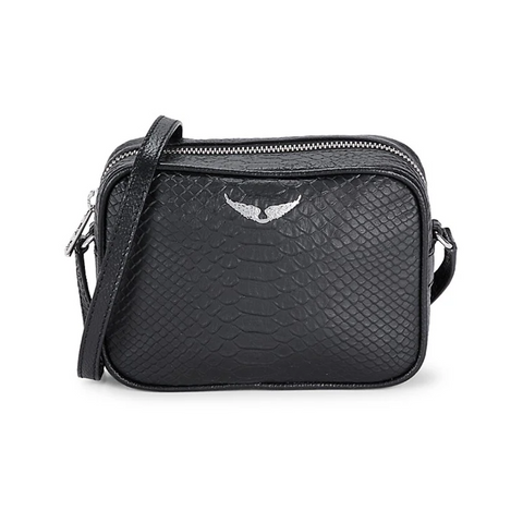 Zadig&Voltaire Lizard Embossed Leather Bag