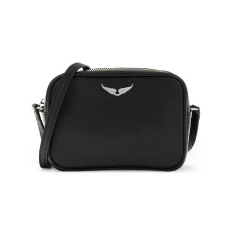 Zadig&Voltaire Small Crossbody Black Leather Bag