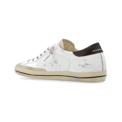 Golden Goose Superstar Leather Brown & Green Star