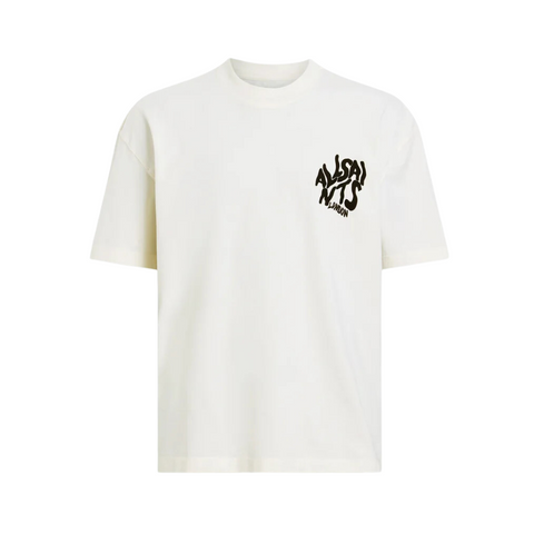 AllSaints Orlando Logo Print T-Shirt White