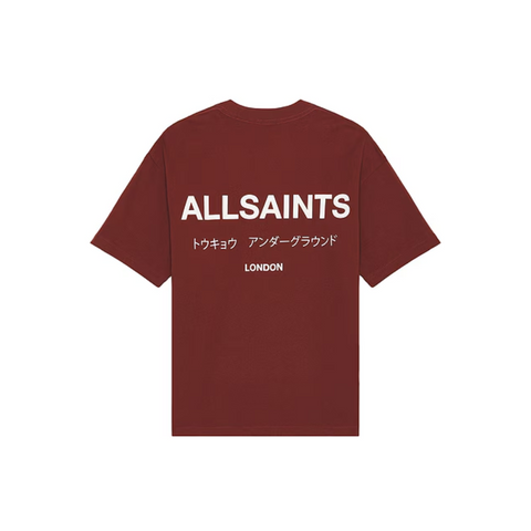 AllSaints Underground Tee Red