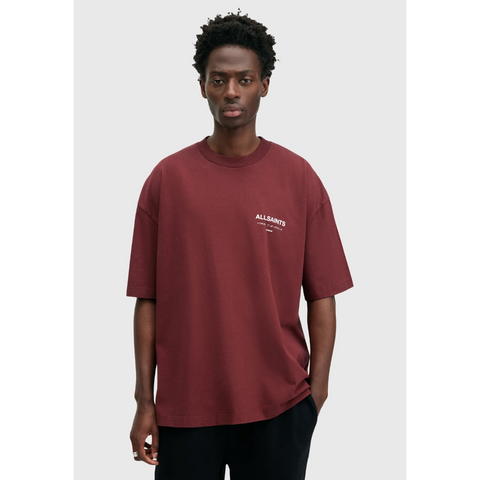 AllSaints Underground Tee Red